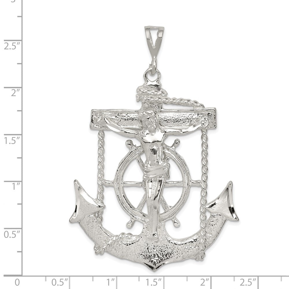 Sterlingsilber Marine Kreuz Anhänger