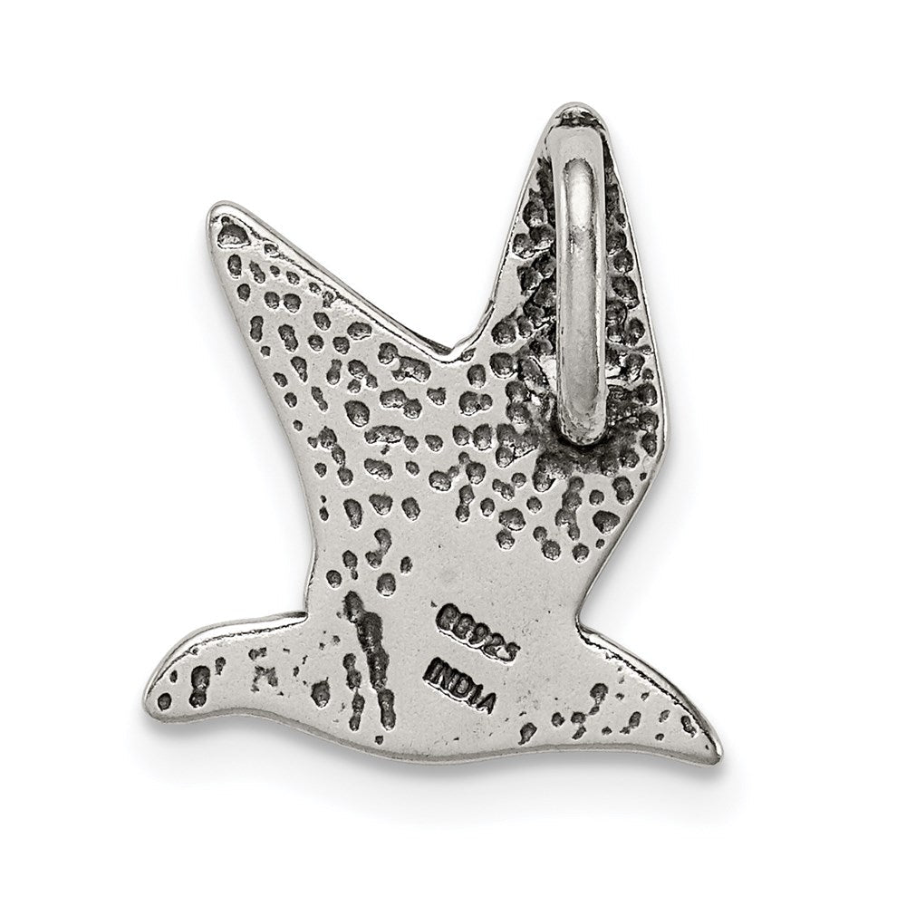 Sterlingsilber Antikisiert Seagull Charm