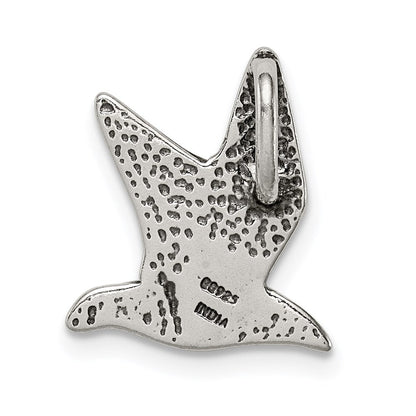 Sterlingsilber Antikisiert Seagull Charm