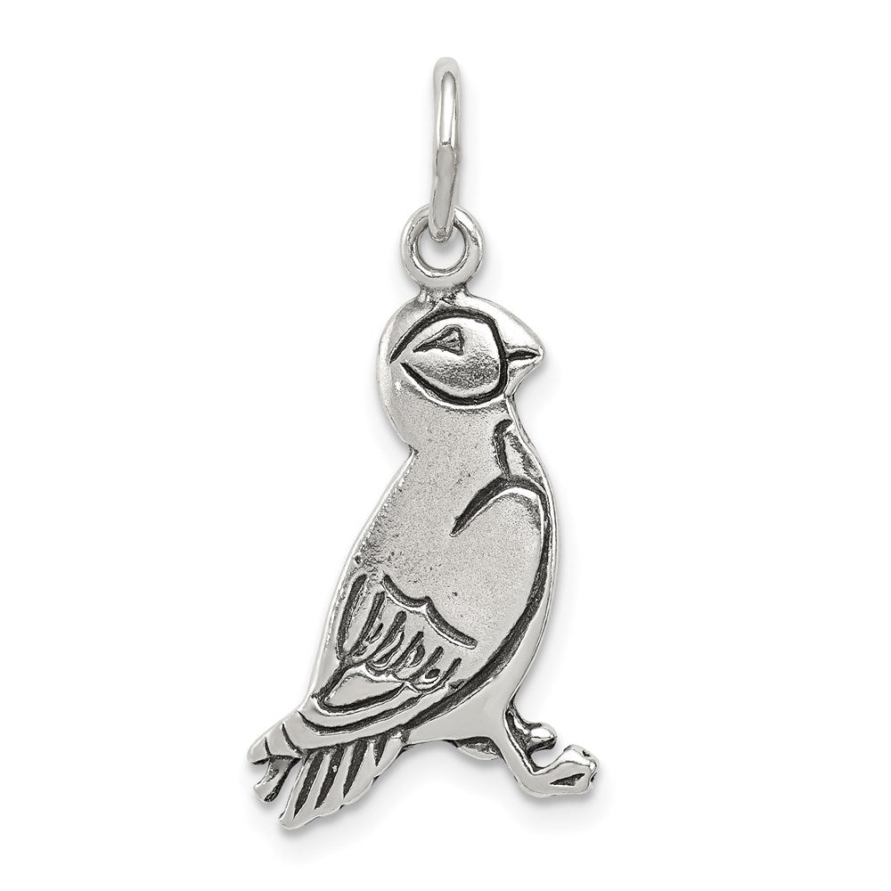 Sterlingsilber Antikisiert Puffin Charm