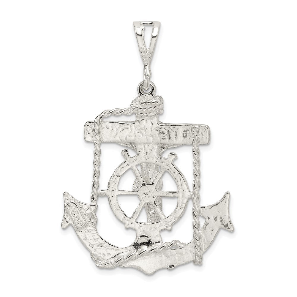 Sterlingsilber Marine Kreuz Anhänger