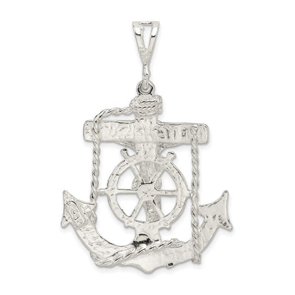 Sterlingsilber Marine Kreuz Anhänger