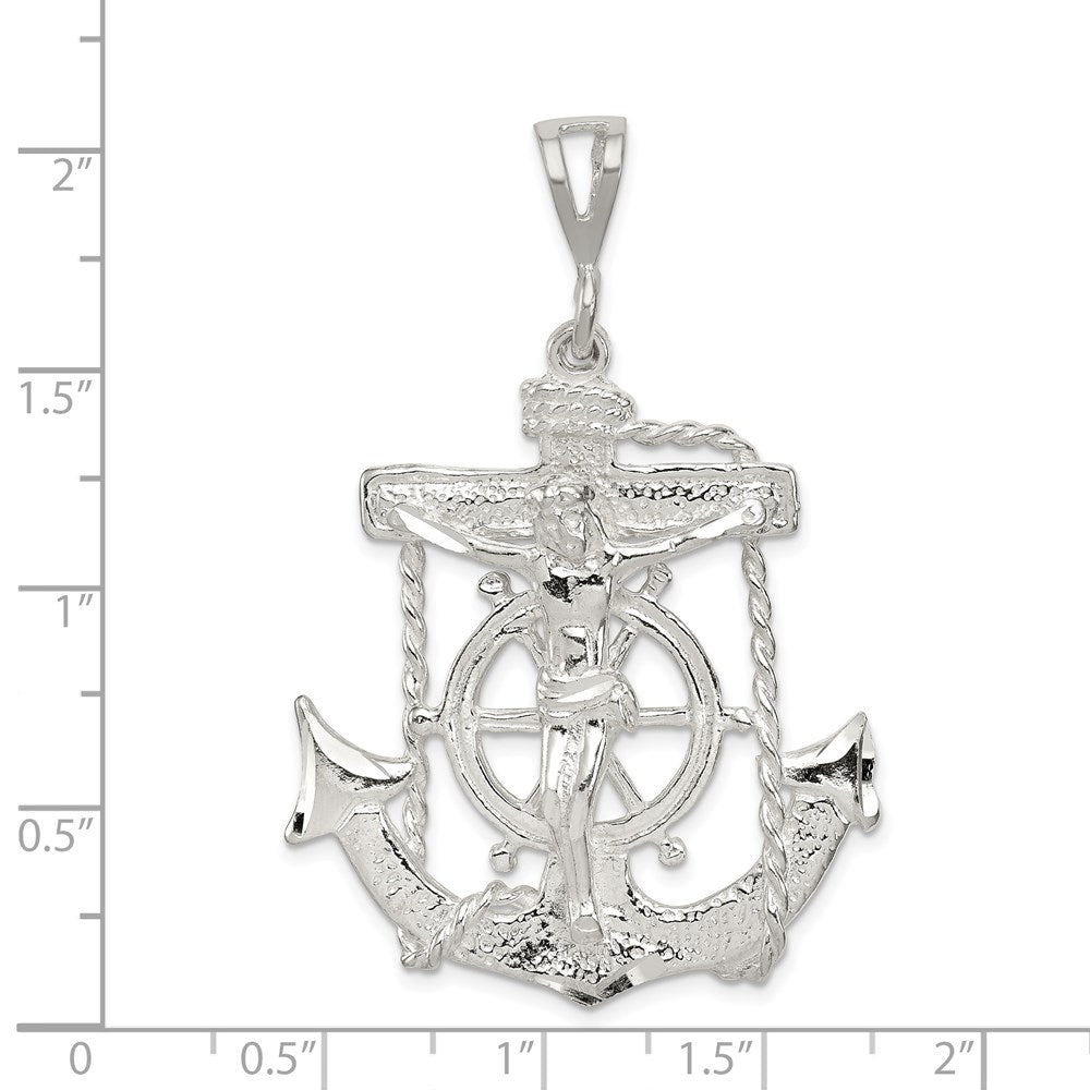 Sterlingsilber Marine Kreuz Anhänger