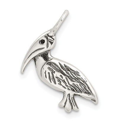 Sterlingsilber Antikisiert Pelican Anhänger