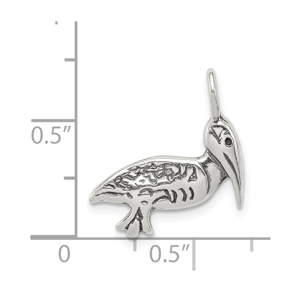 Sterlingsilber Antikisiert Pelican Anhänger