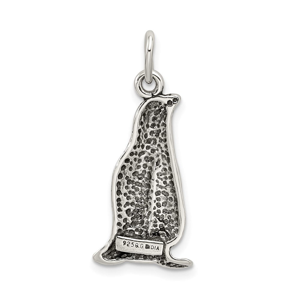 Sterlingsilber Antikisiert Pinguin Charm