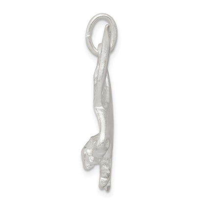 Sterlingsilber Diamantiert Adler Charm