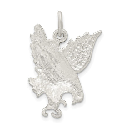 Sterlingsilber Diamantiert Adler Charm