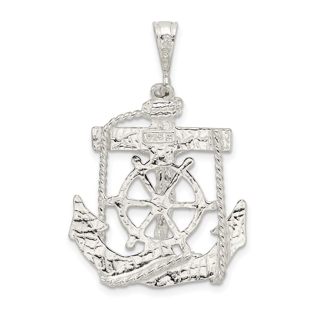 Sterlingsilber Marine Kreuz Anhänger