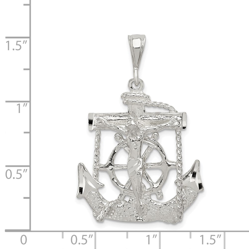 Sterlingsilber Marine Kreuz Anhänger