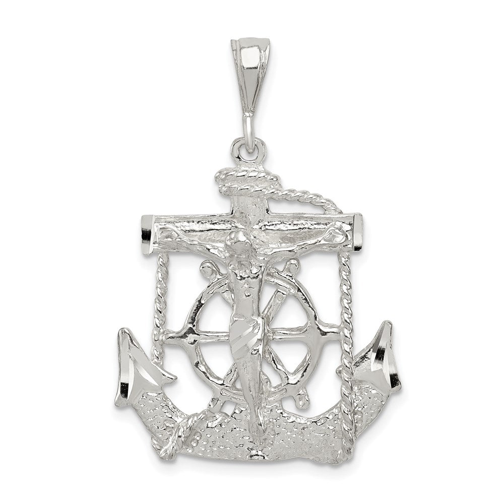Sterlingsilber Marine Kreuz Anhänger