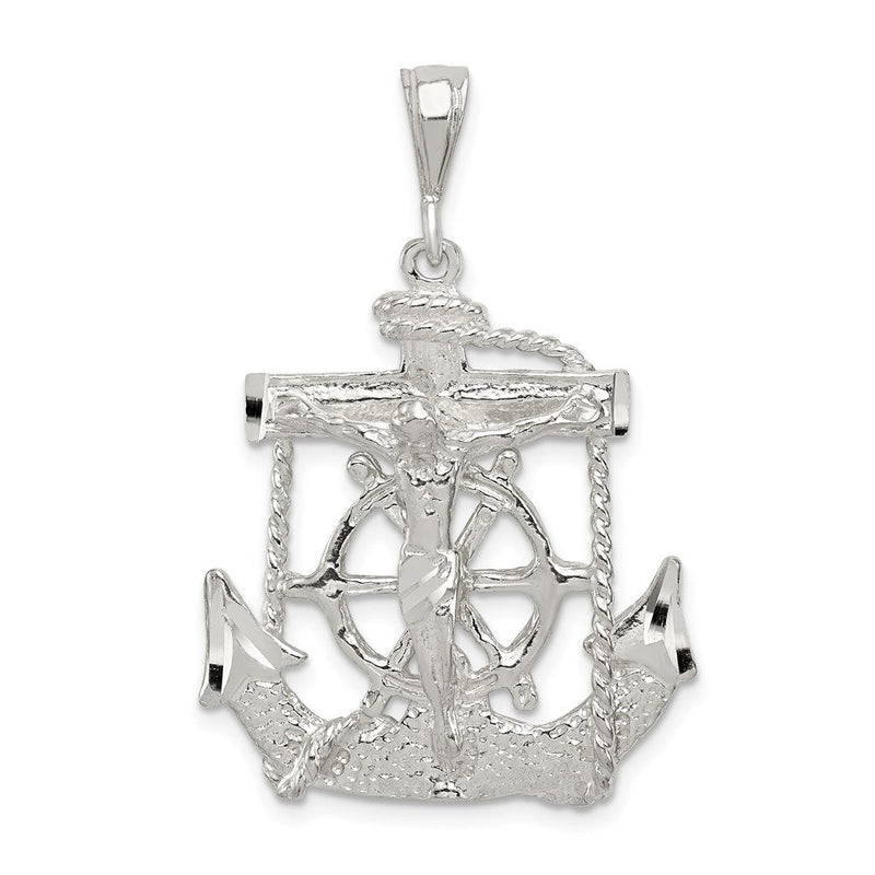 Sterlingsilber Marine Kreuz Anhänger