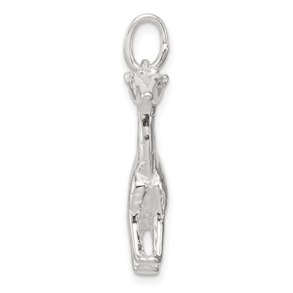 Sterlingsilber Giraffe Charm