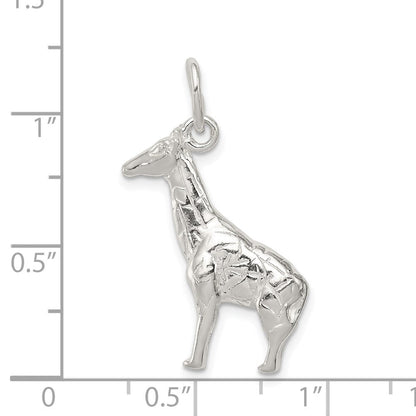 Sterlingsilber Giraffe Charm