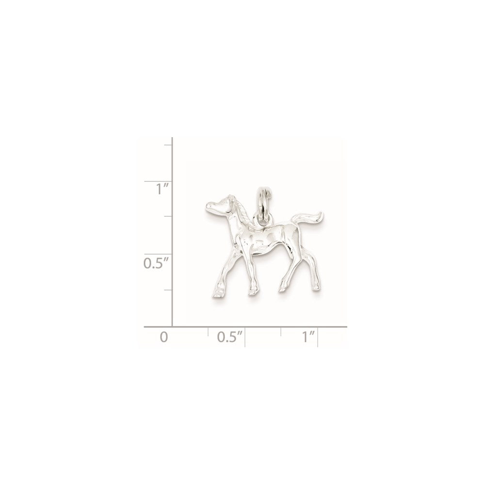 Sterlingsilber Pferd Charm