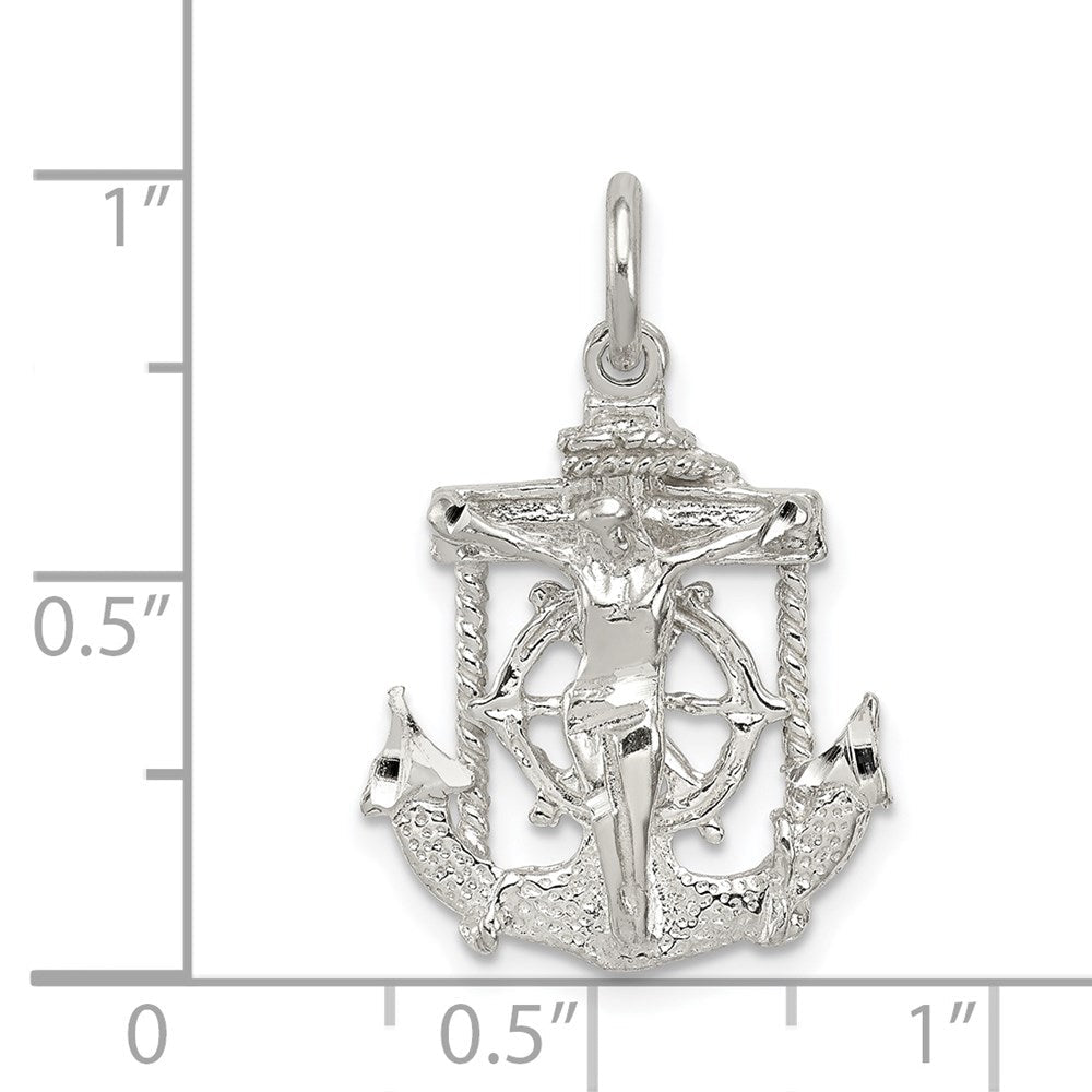 Sterlingsilber Marine Kreuz Anhänger