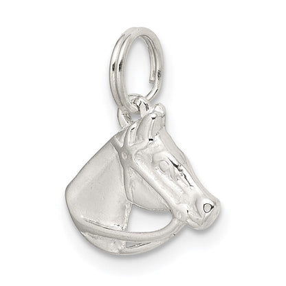 Sterlingsilber Pferd Kopf mit Bridle Charm