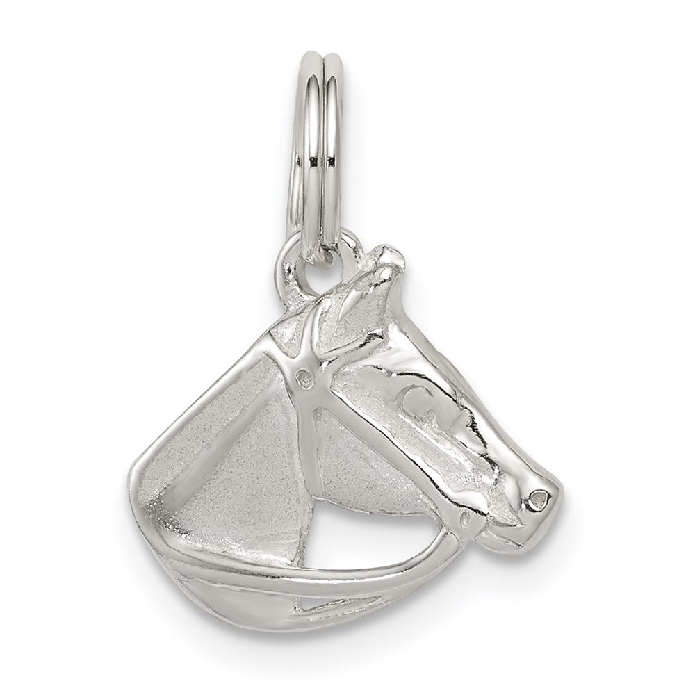 Sterlingsilber Pferd Kopf mit Bridle Charm