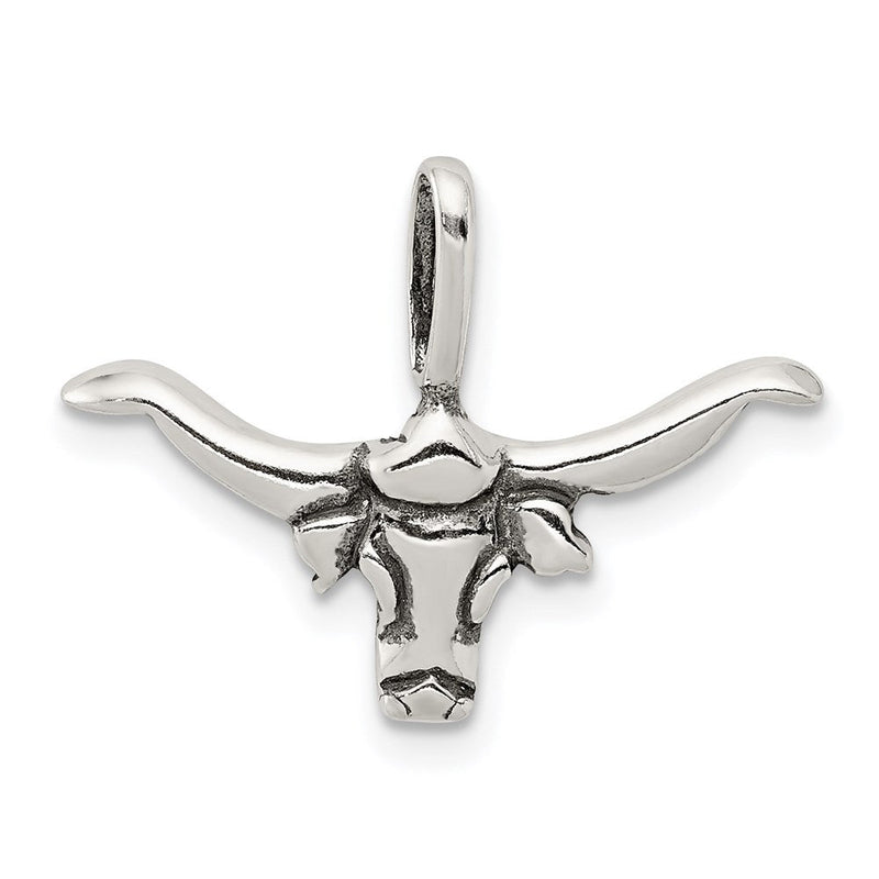 Sterlingsilber Bull mit Horns Anhänger