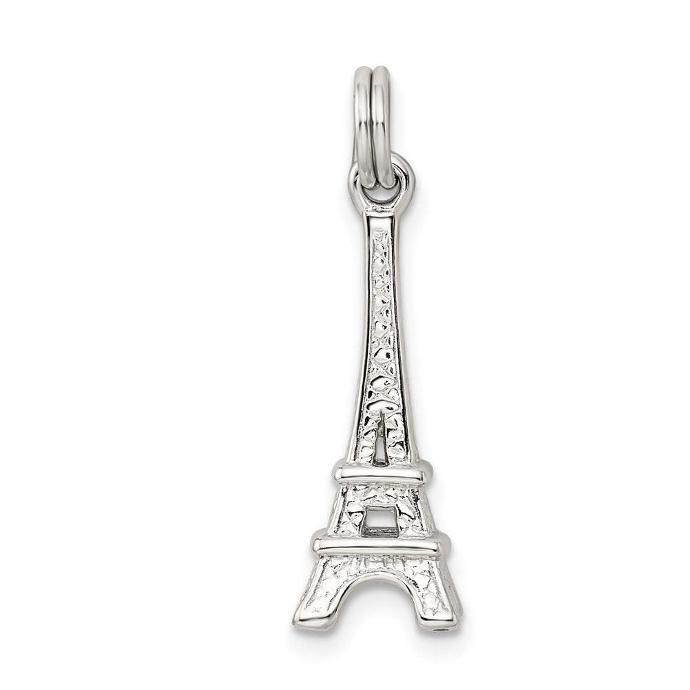 Sterlingsilber Rhodiniert Eiffel Tower Charm
