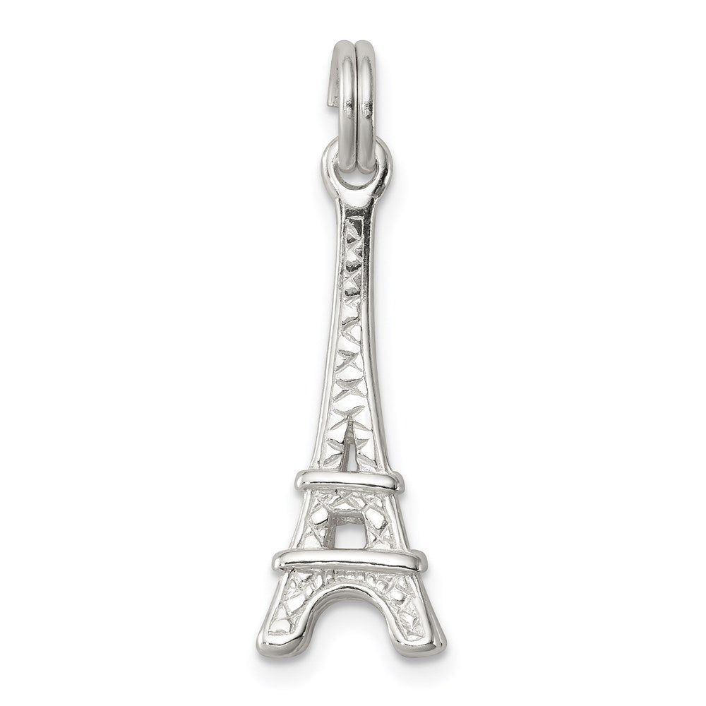 Sterlingsilber Rhodiniert Eiffel Tower Charm