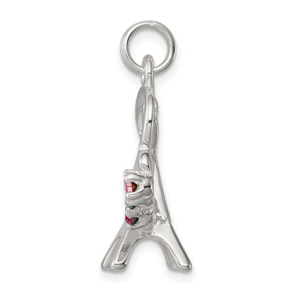 Sterlingsilber Mehrfarbig Preciosa Kristall Paris Charm