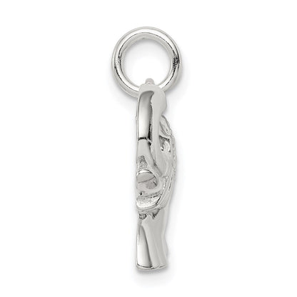 Sterlingsilber Zirkonia Elefant Charm