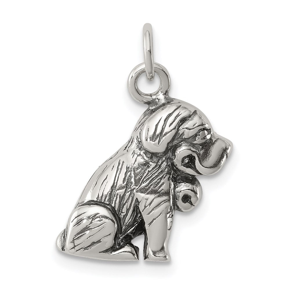 Sterlingsilber Antik St. Bernard Charm