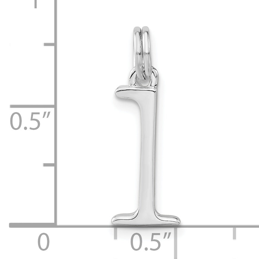 Sterlingsilber Poliert L Charm