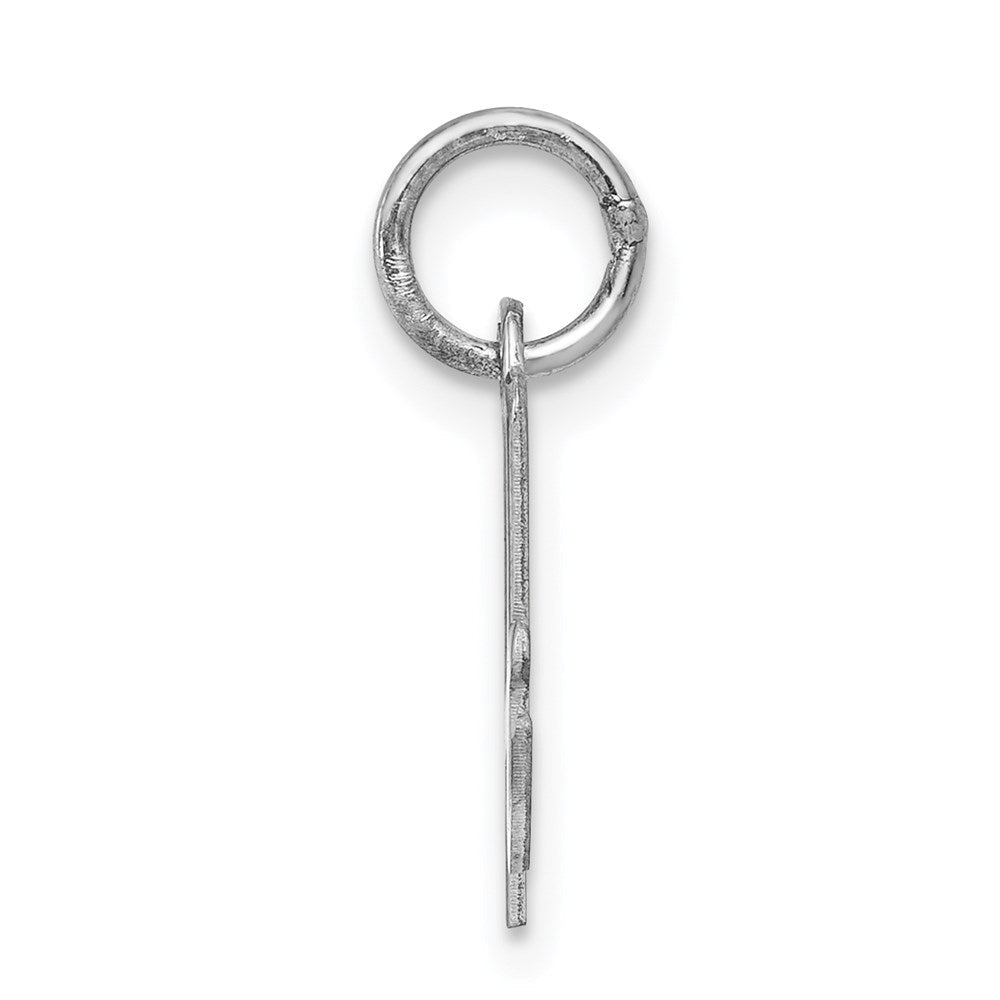 Sterlingsilber Rhodiniert Schreibschrift Buchstabe Z Initiale Charm
