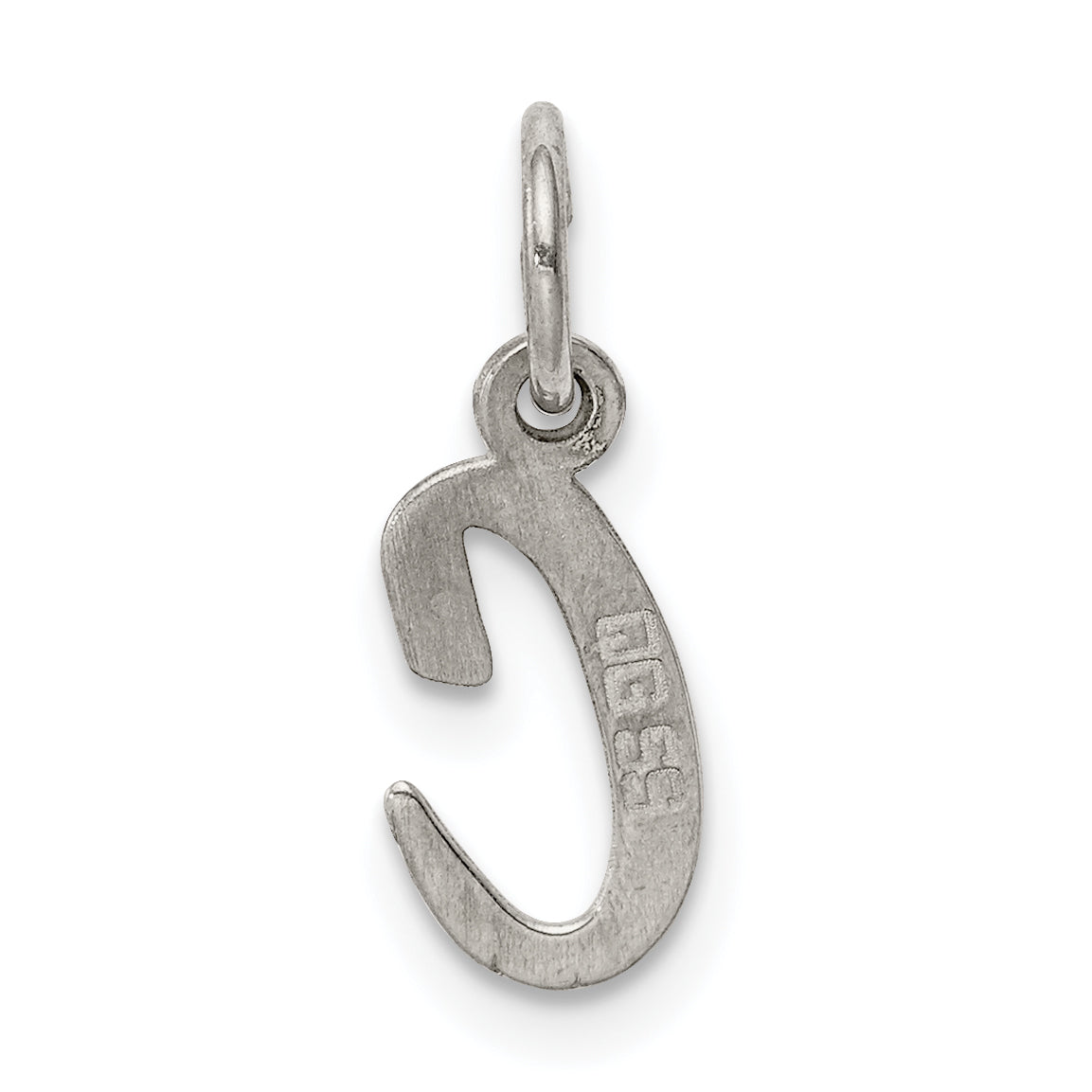 Sterlingsilber Rhodiniert Schreibschrift Buchstabe C Initiale Charm