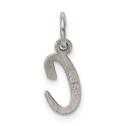 Sterlingsilber Rhodiniert Schreibschrift Buchstabe C Initiale Charm