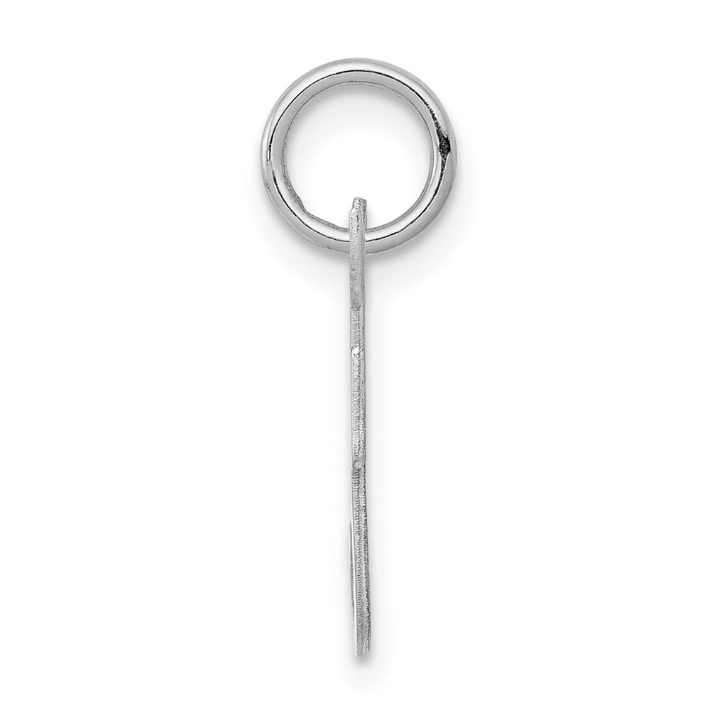 Sterlingsilber Rhodiniert Schreibschrift Buchstabe F Initiale Charm