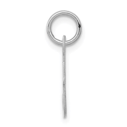 Sterlingsilber Rhodiniert Schreibschrift Buchstabe F Initiale Charm