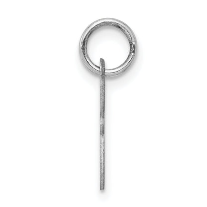 Sterlingsilber Rhodiniert Schreibschrift Buchstabe G Initiale Charm