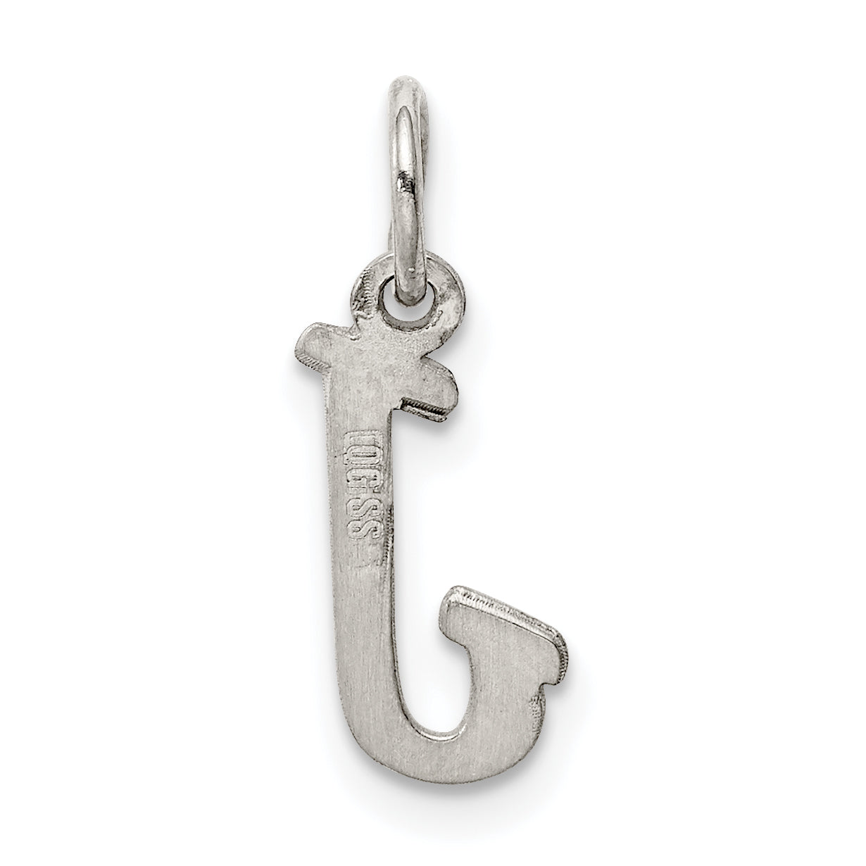 Sterlingsilber Rhodiniert Schreibschrift Buchstabe J Initiale Charm