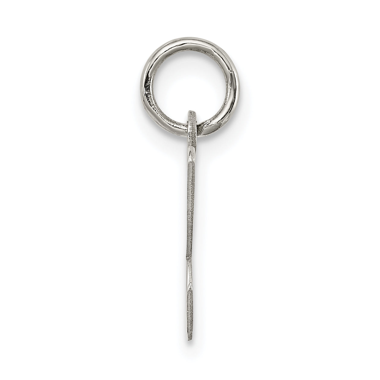 Sterlingsilber Rhodiniert Schreibschrift Buchstabe K Initiale Charm