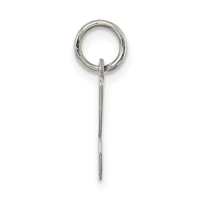 Sterlingsilber Rhodiniert Schreibschrift Buchstabe K Initiale Charm
