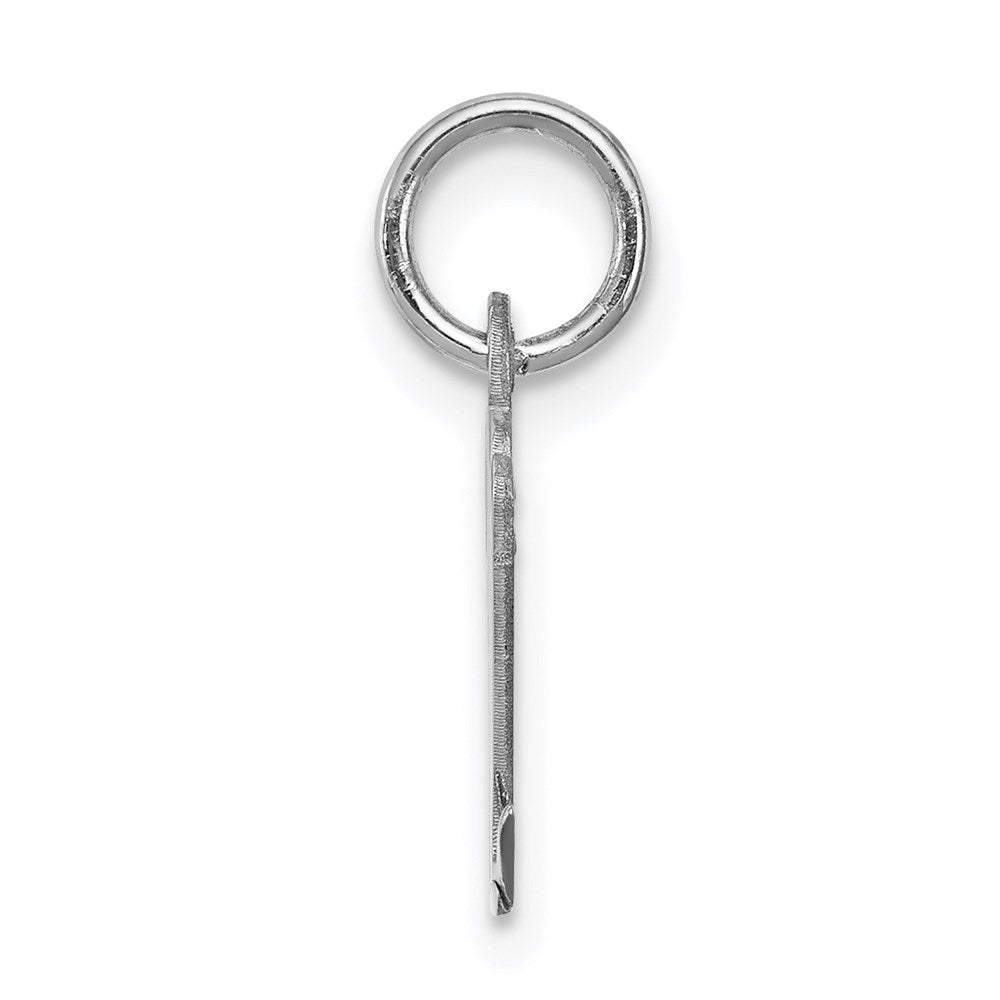 Sterlingsilber Rhodiniert Schreibschrift Buchstabe M Initiale Charm