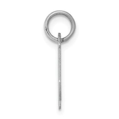 Sterlingsilber Rhodiniert Schreibschrift Buchstabe N Initiale Charm