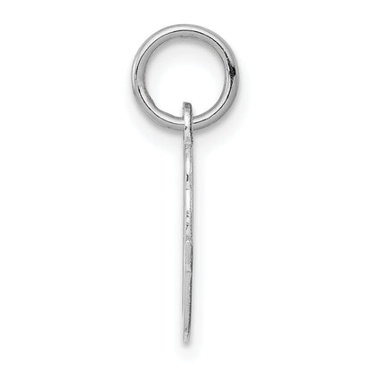 Sterlingsilber Rhodiniert Schreibschrift Buchstabe O Initiale Charm