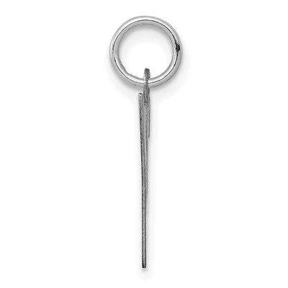 Sterlingsilber Rhodiniert Klein Schreibschrift Buchstabe Y Initiale Charm