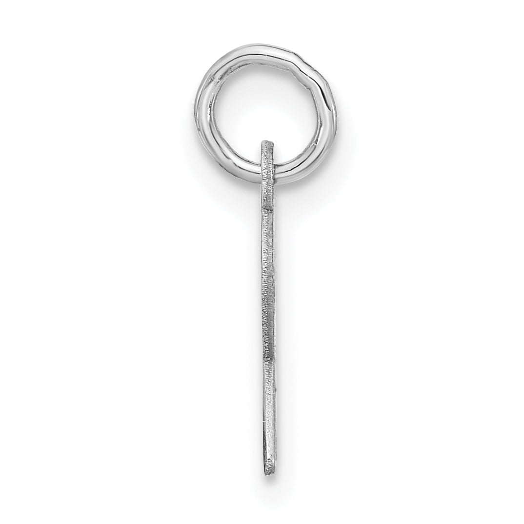 Sterlingsilber Klein Schräg Block Initiale R Charm