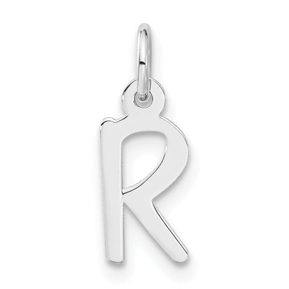 Sterlingsilber Klein Schräg Block Initiale R Charm