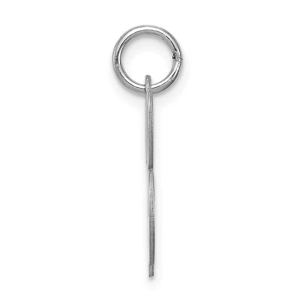 Sterlingsilber Rhodiniert Schreibschrift Buchstabe B Initiale Charm