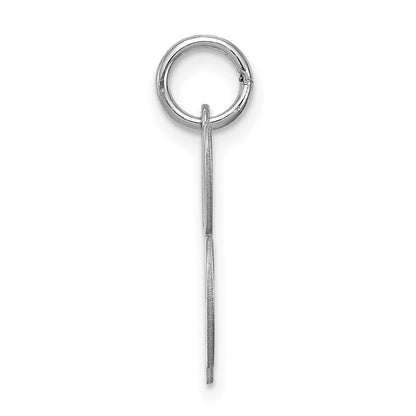 Sterlingsilber Rhodiniert Schreibschrift Buchstabe B Initiale Charm