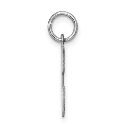 Sterlingsilber Rhodiniert Schreibschrift Buchstabe C Initiale Charm