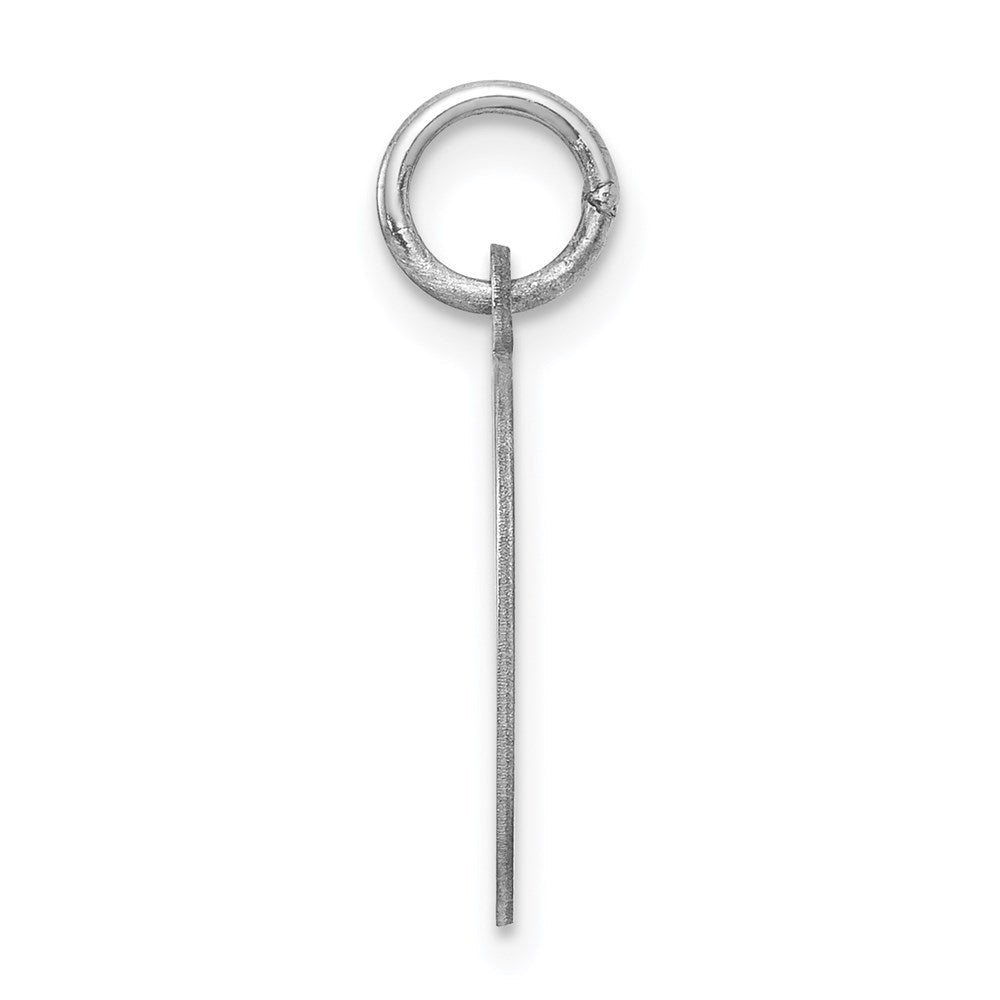Sterlingsilber Rhodiniert Schreibschrift Buchstabe D Initiale Charm