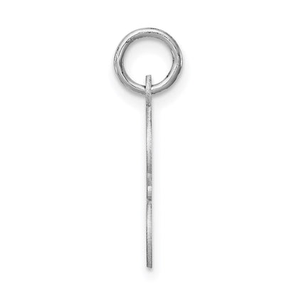 Sterlingsilber Rhodiniert Schreibschrift Buchstabe F Initiale Charm