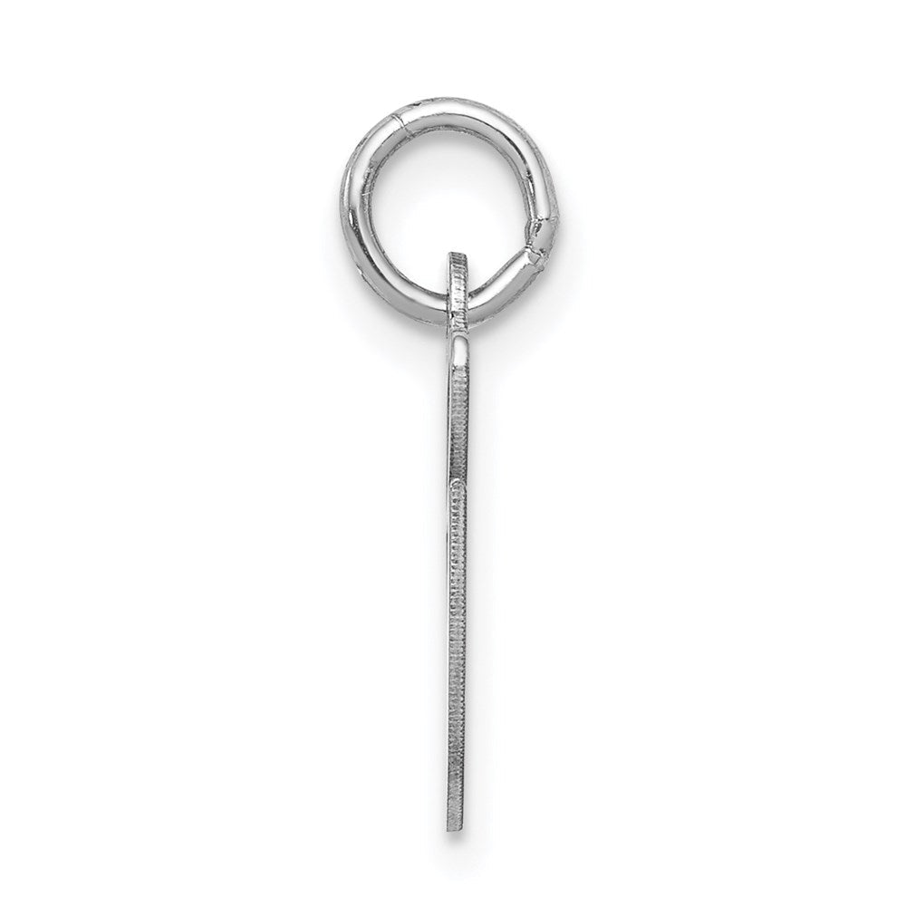Sterlingsilber Rhodiniert Schreibschrift Buchstabe G Initiale Charm